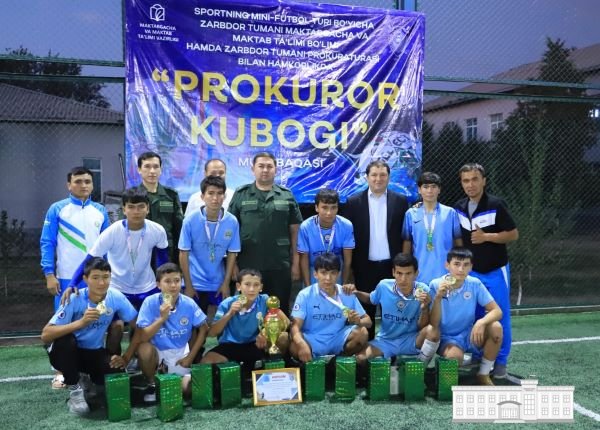 O‘quvchilar o‘rtasida sportning mini futbol turi bo‘yicha “Prokuror kubogi” musaboqasi o‘tkazildi.